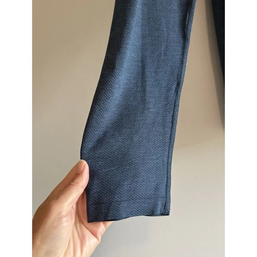 Lululemon Metal Vent Tech Long Sleeve T-Shirt Men XL Stretch Lightweight Blue